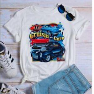 Car & Letter Graphic Tee